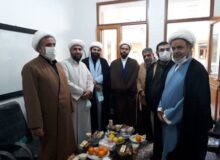 جلسه اولیاء مدرسه علمیه آیت الله بهجت(ره) با مسئول و اعضای دفتر فرهنگی کتائب حزب الله عراق در ایران